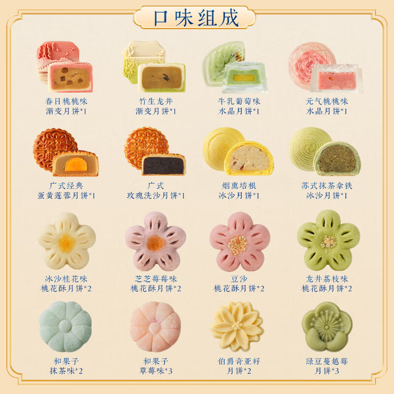 Liu Jin Ying Yue Moon Cake Mid-Autumn Gift Box - Delivery takes 2-4 days