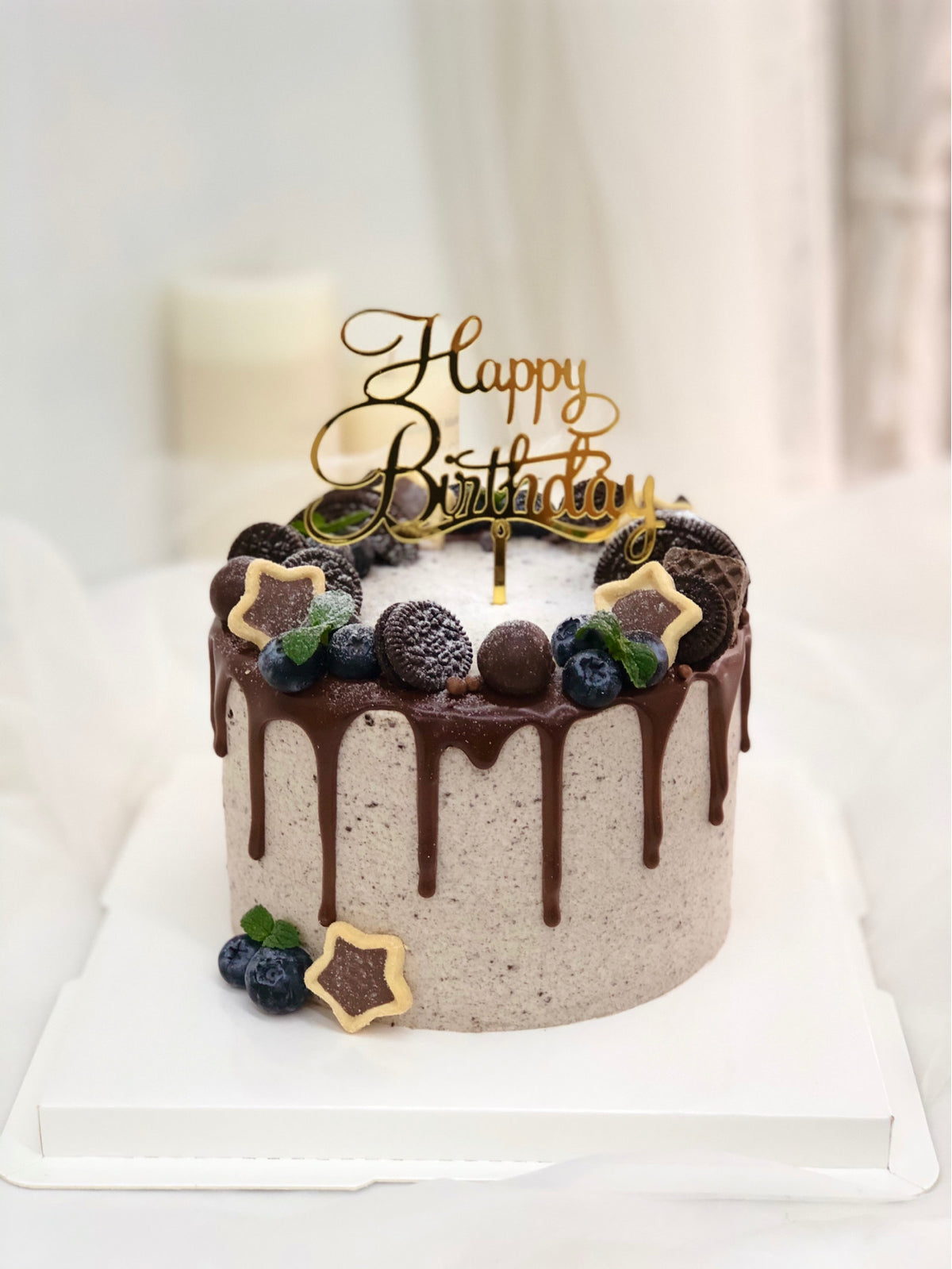 This cake is a little salty - cream sea salt fruit cake