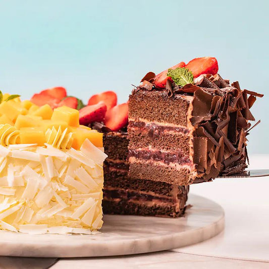 Strawberry Mango Double Cake