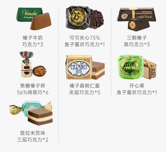 Winter Chocolate Gift Box 200G- delivery takes 1-3 days(no CARD)