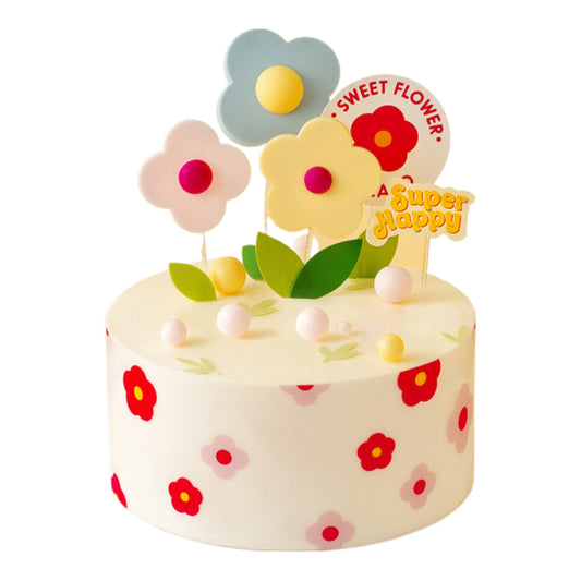 Blossom Sweetheart Cream Cake