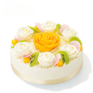 Spring Blossom Animal Cream Cake