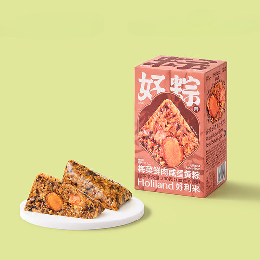 Assorted Zongzi Pack of 2 Dumplings, Multiple Flavors, Dragon Boat Festival Ready-to-Eat