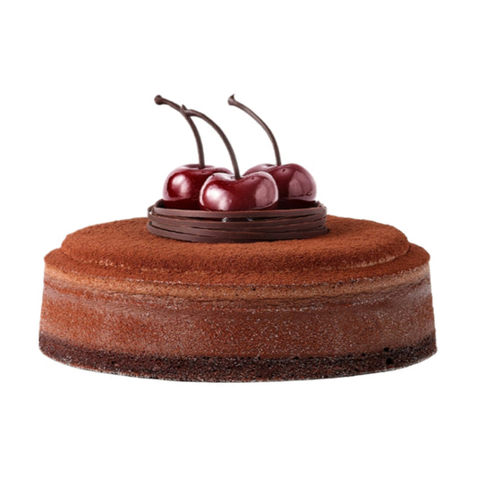 Chocolate & Cherry Cheesecake Cake
