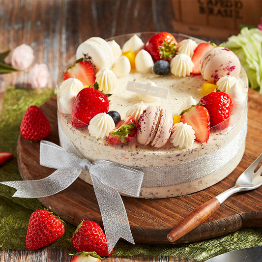 Crown Angel Birthday Fruit Strawberry Cake