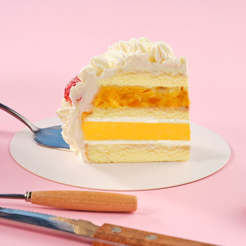 Strawberry Snowdrift Birthday Cake