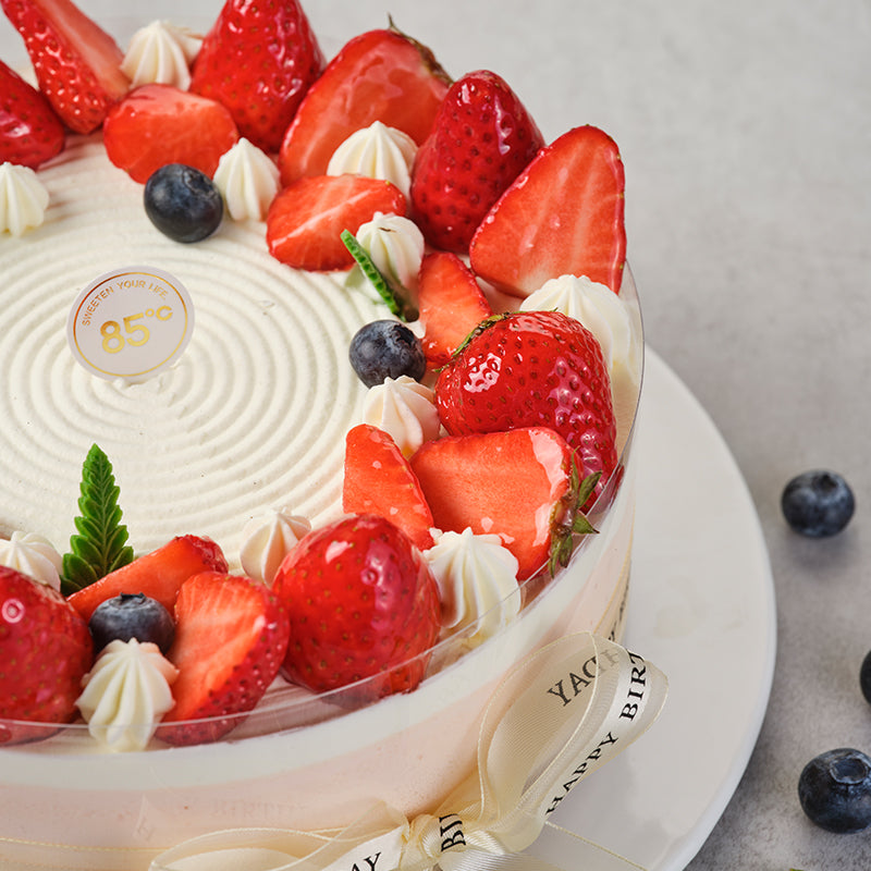 Enchanted Berry Duo Celebration Cake