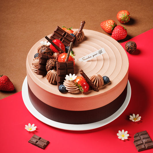 Whimsical Berry Rhapsody Cake