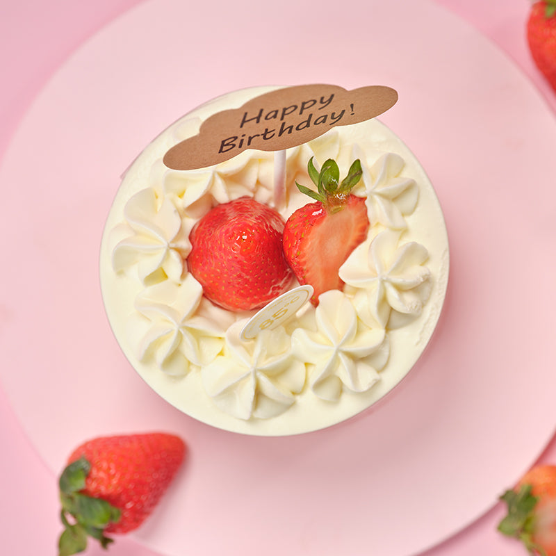 Small Strawberry Cake