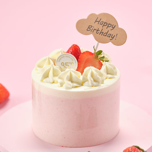 Small Strawberry Cake