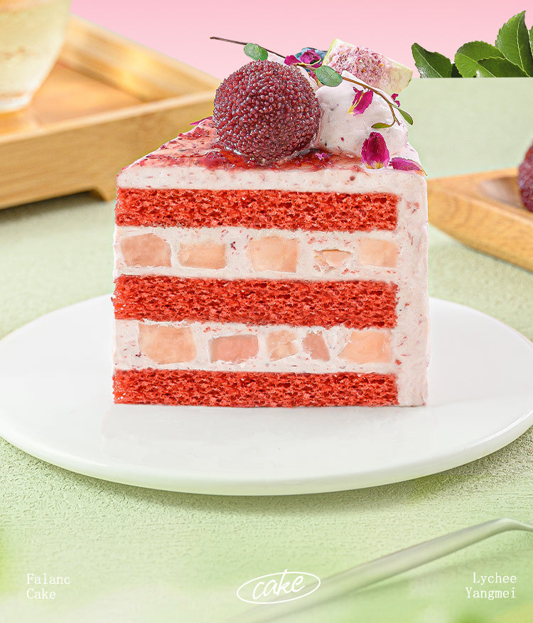 Bayberry & Lychee Birthday Cake