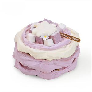 Cloud Top Taro Cream Birthday Cake