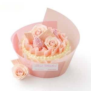 Blooming Rose Mousse Birthday Cake
