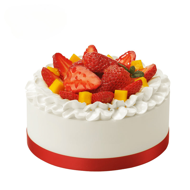 Strawberry Blossom Cream Cake
