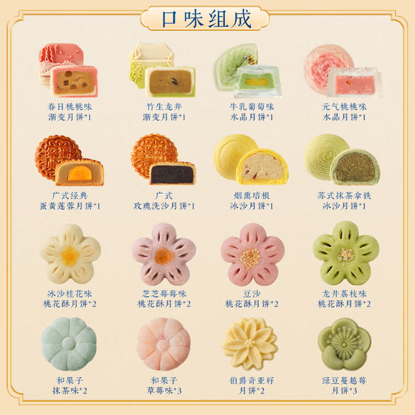Liu Jin Ying Yue Moon Cake Mid-Autumn Gift Box - Delivery takes 2-4 days