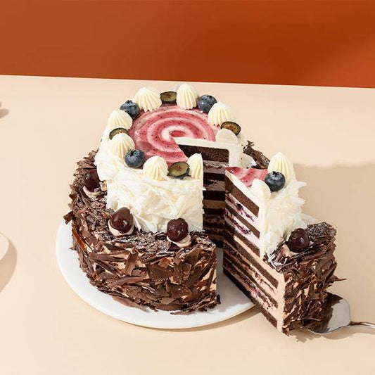 Blueberry Chocolate Bliss Cake (2 Layers)