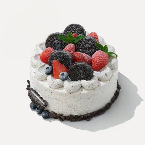 Midnight Cookies & Cream Birthday Cake