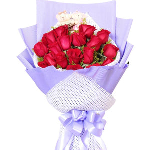 I will always love you(
19 red roses)