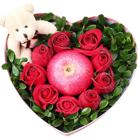 Christmas with you(
9 fine red roses)