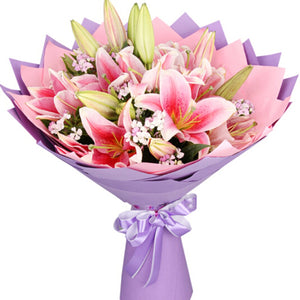 Bloom for love(
16 pink lilies-