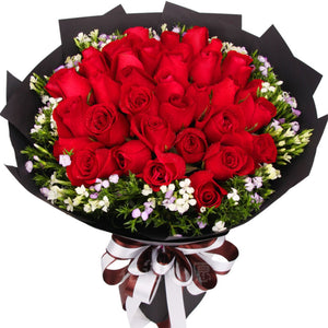 love letter(
33 fine red roses-