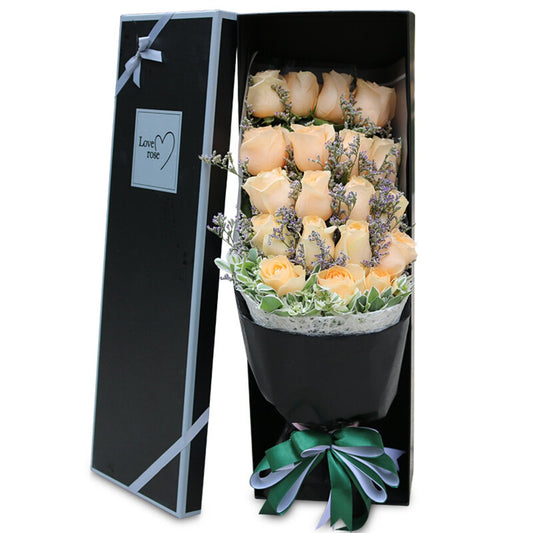 Happiness(
Selection of 19 Champagne Roses)