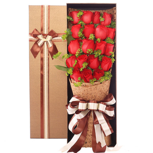 Attachment(
Selection of 19 red roses)