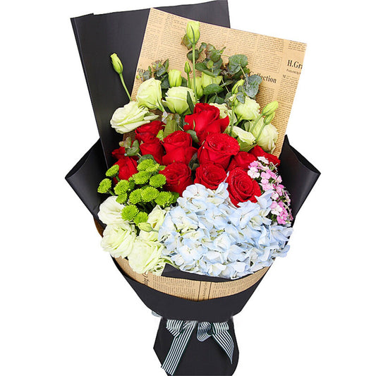 The most beautiful encounter(
13 red roses)
