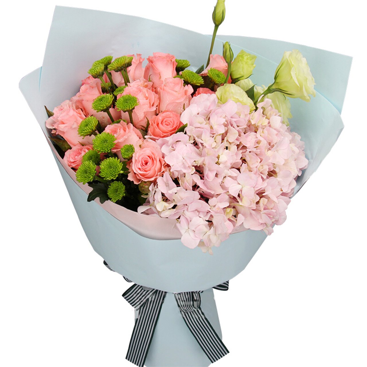 Love is the only(
19 Diana Pink Roses)