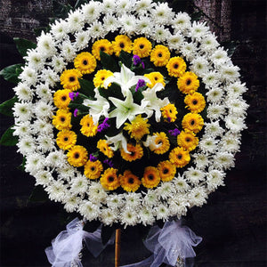 Heaven has you (memorial flowers)
