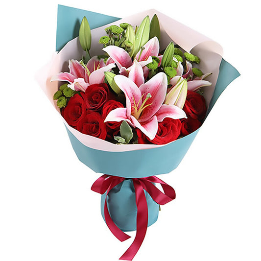 because I have you(
9 red roses-