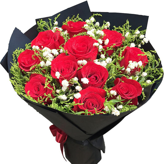 Compose happiness(
11 red roses-