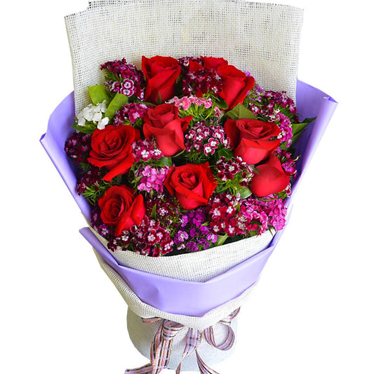 Willing for you(
9 red roses-