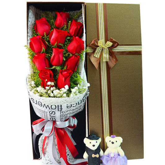 Perfect confession(11 red roses)