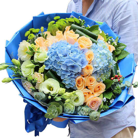 Unforgettable you(
19 champagne roses-