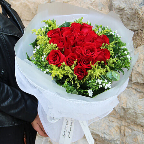 love you forever(21 red roses)