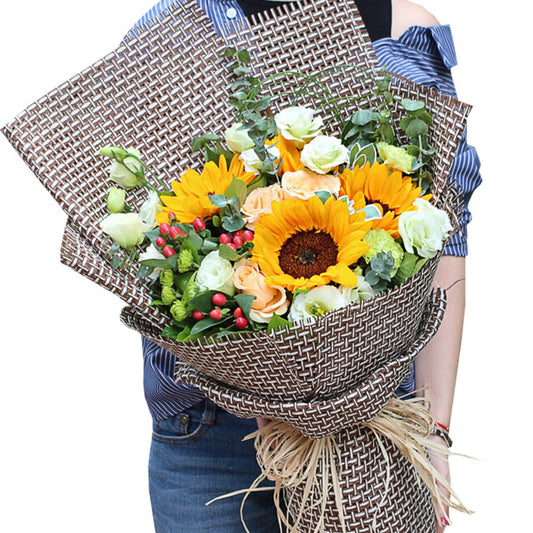 True love without regret(
4 sunflowers)