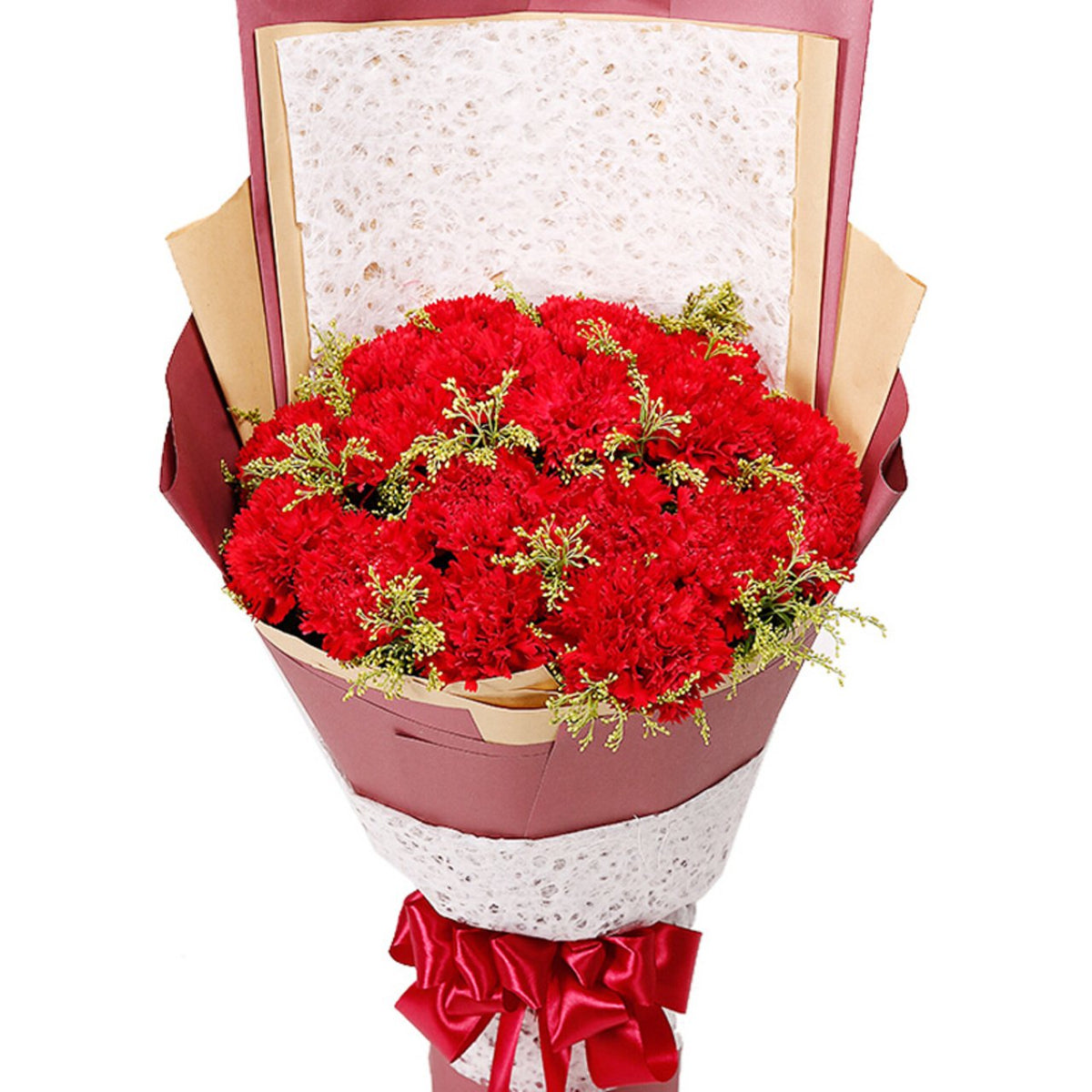 Thanksgiving Code(
19 red carnations)