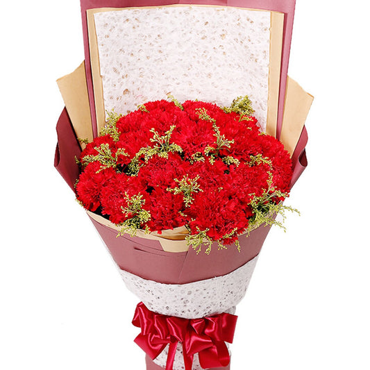 Thanksgiving Code(
19 red carnations)