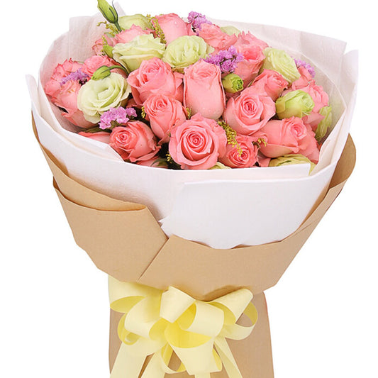 Heart for you(
33 Diana Pink Roses-