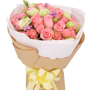 Heart for you(
33 Diana Pink Roses-