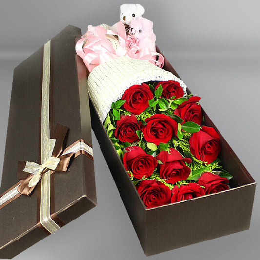 Angel's love(11 red roses) (4529546690671)