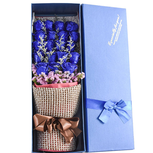 Love blue(
19 blue roses)
