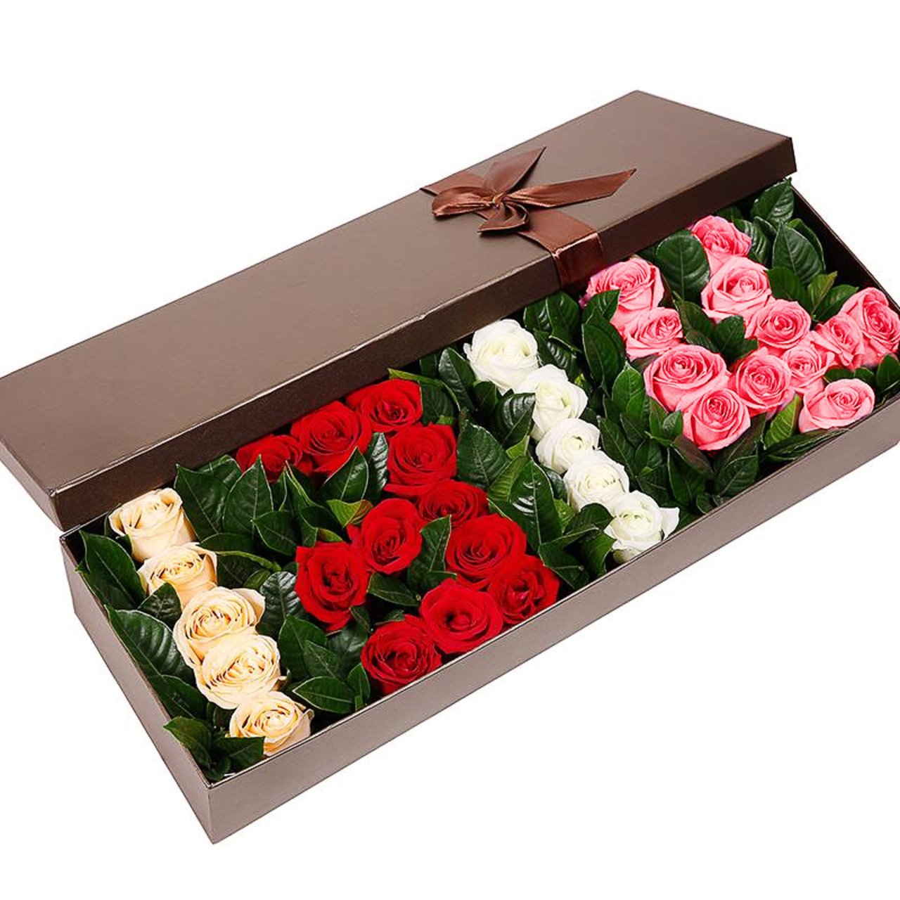 I am happy if you are happy(
36 mixed roses
-