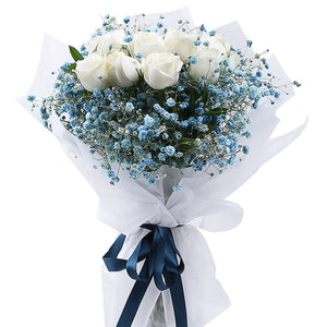 Special you(11 white roses)
