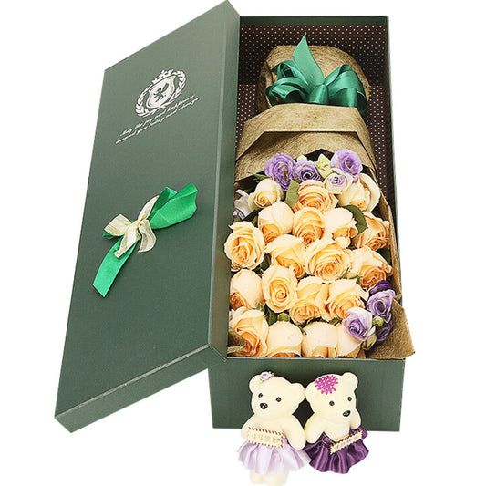 a bit sweet(
19 champagne roses-