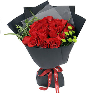 Beautiful date(19 red roses)