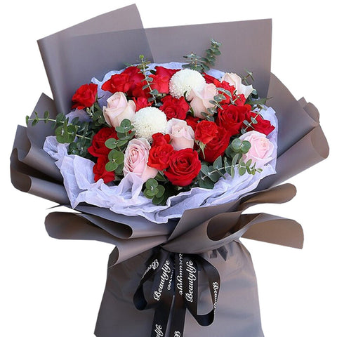 Can not leave you(19 red roses)