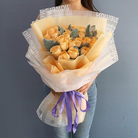Best time(19 champagne roses)
