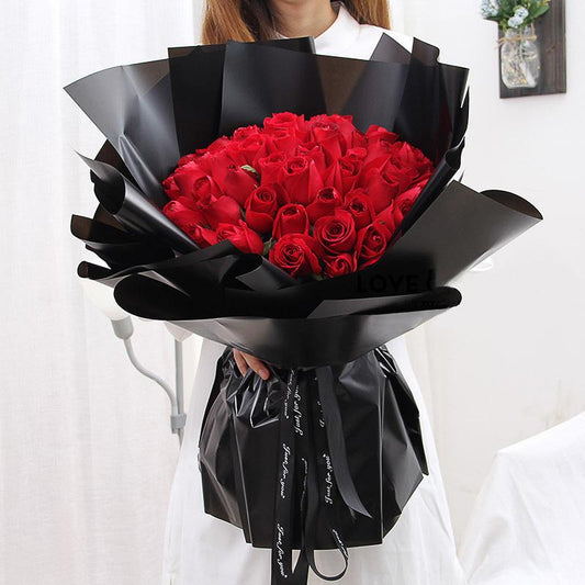 Crazy for love(33 fine red roses) (4529547477103)